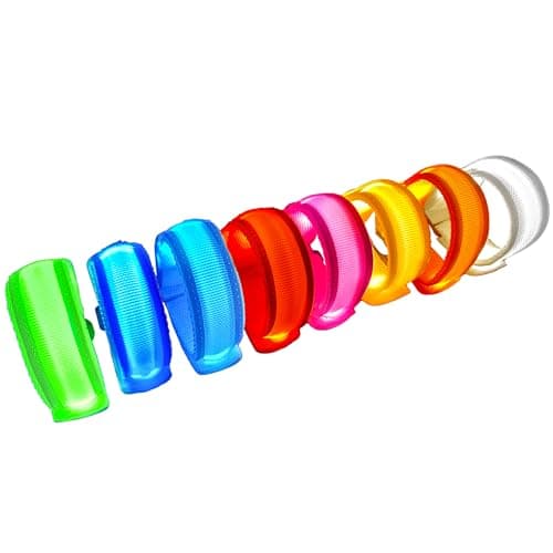 KIRALUMI 8 PCS LED Glow Bracelets Light Up Bracelets for Kids Adults Christmas Glow in The Dark Party Bracelets Favors Supplies for Concerts Festivals Game Prizes Sports Rave Accessories