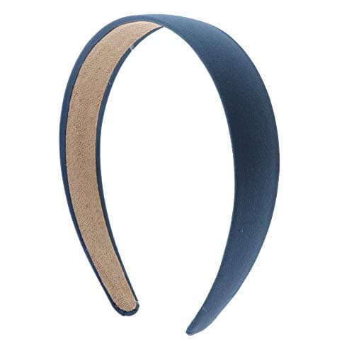 Motique Accessories 1 Satin Headband for Women and Girls- Navy