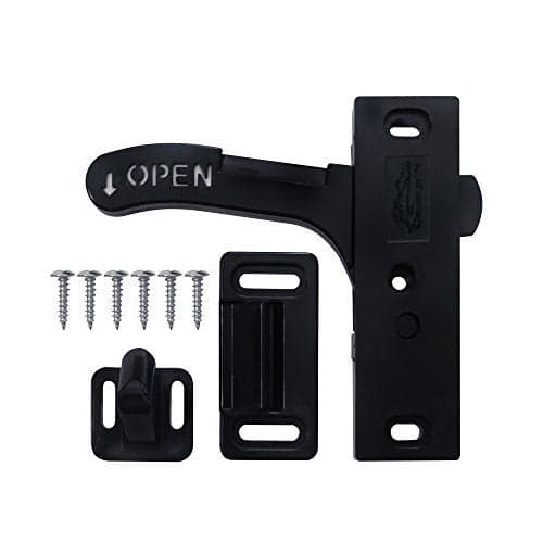 Camp'N - RV Screen Door Latch (Left Hand) RV Screen Door Handle or for Camper Motorhome and Travel Trailers, Universal OEM