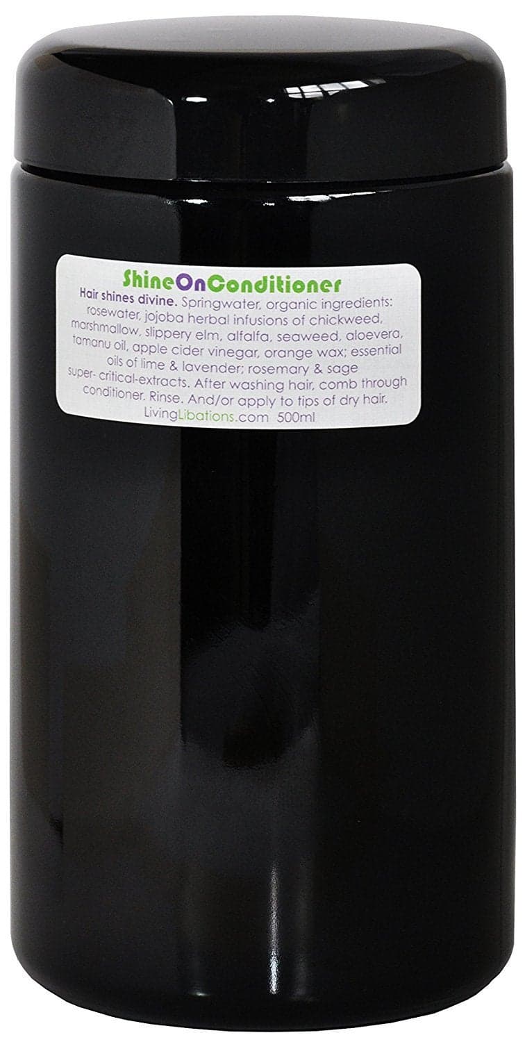 LIVING LIBATIONS Organic Shine On Conditioner Natural Wildcrafted Clean Beauty 169 oz 500 ml