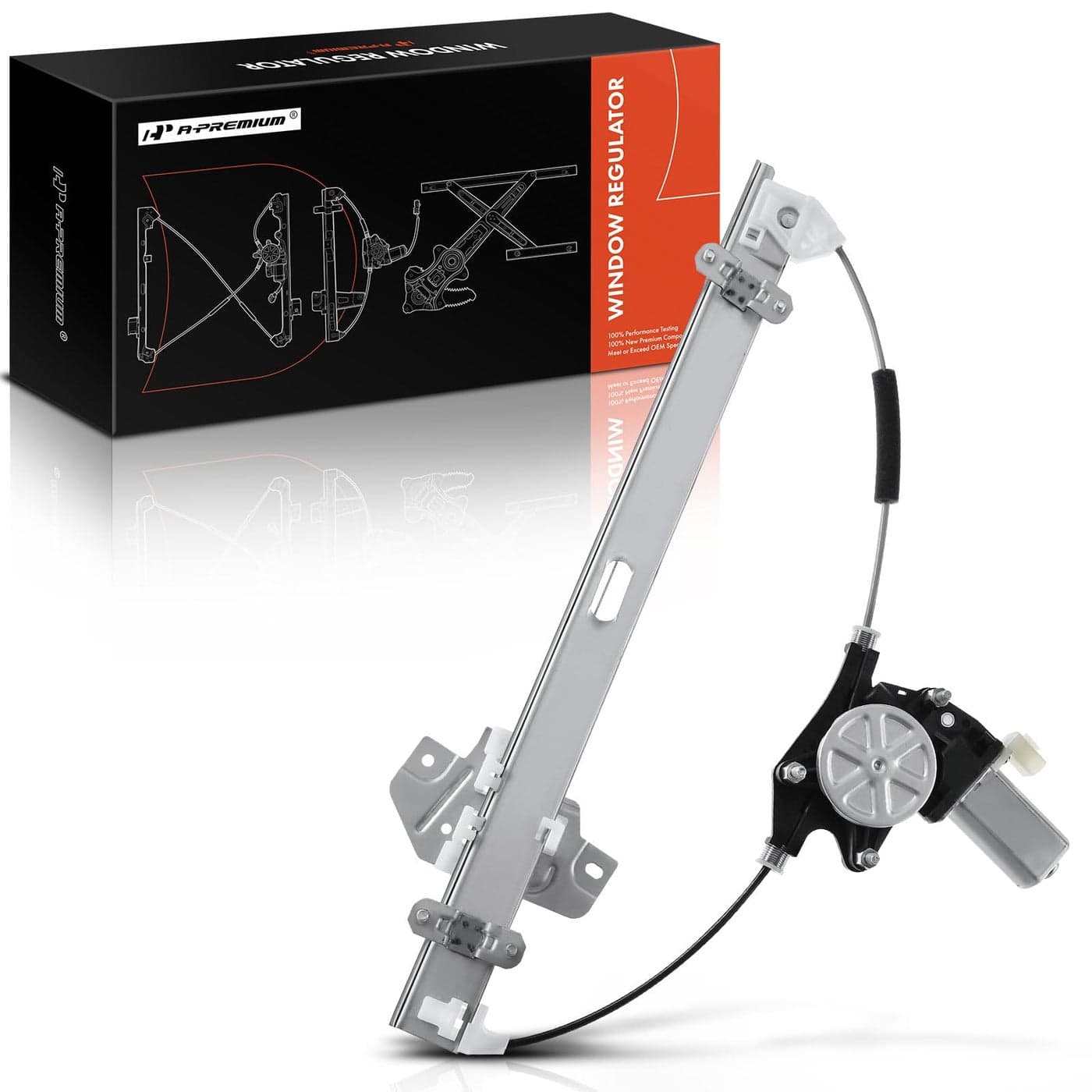 APremium Electric Power Window Regulator with Motor Replacement for Dodge AttitudeMexico Hyundai Accent Kia Rio Rio5 20062011 Front Driver Side
