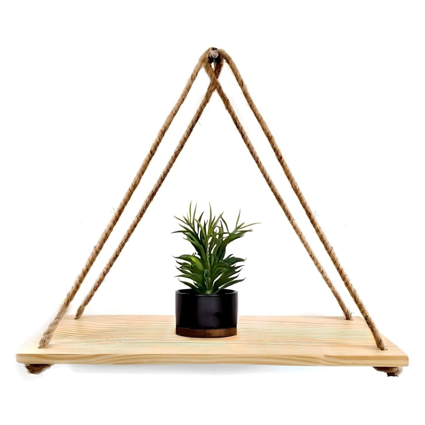 VAH Kya Bat Hai Wall Hanging Shelf Hanging Shelf Wooden Shelves Wall Rack Shelf for Bedroom Hanging Shelves Cute Room Decor Items Aesthetic Wall Shelf for Living Room Decor 1 Pine Shelf