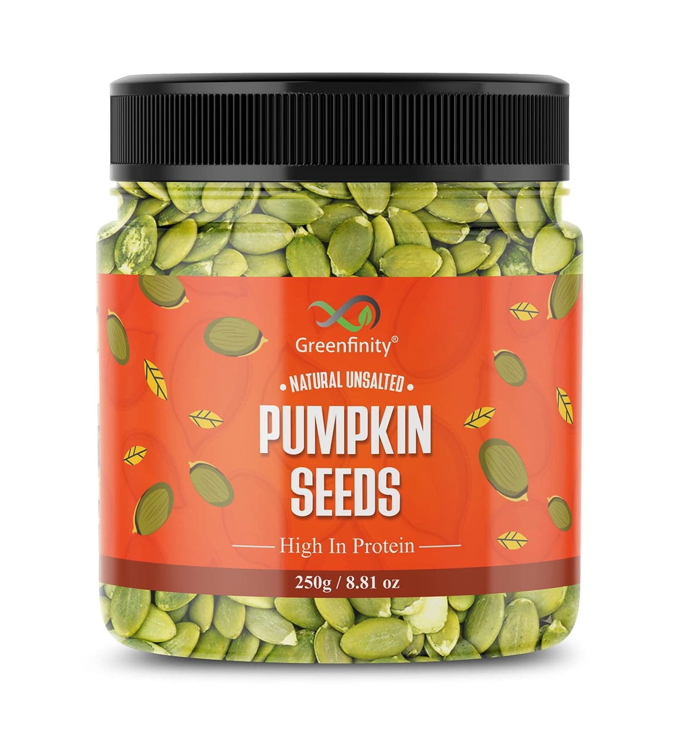 GreenFinity Jumbo Fresh Pumpkin Seeds 250 Gram|A Healthy & Tasty Immunity-Boosting Snack, Rich In Protein & Fiber For A Nutrient-Packed Diet