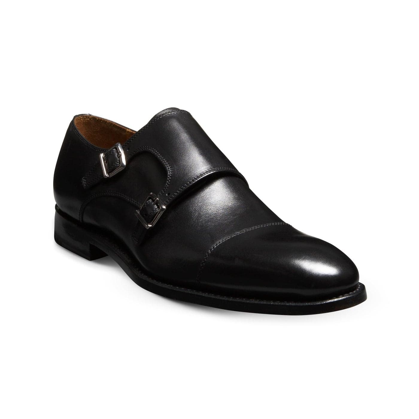Allen Edmonds Mens Pierce Monk Strap Oxford Oxford Black Leather 11 D