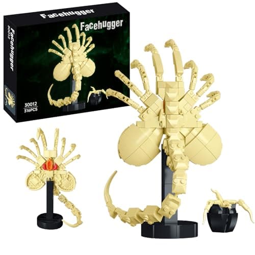 Halloween Xenomorph Facehugger Action Figure Building Kit Compatible with LegoCool Horror Toys for Adults and Boys 814 Years up 316 pcs