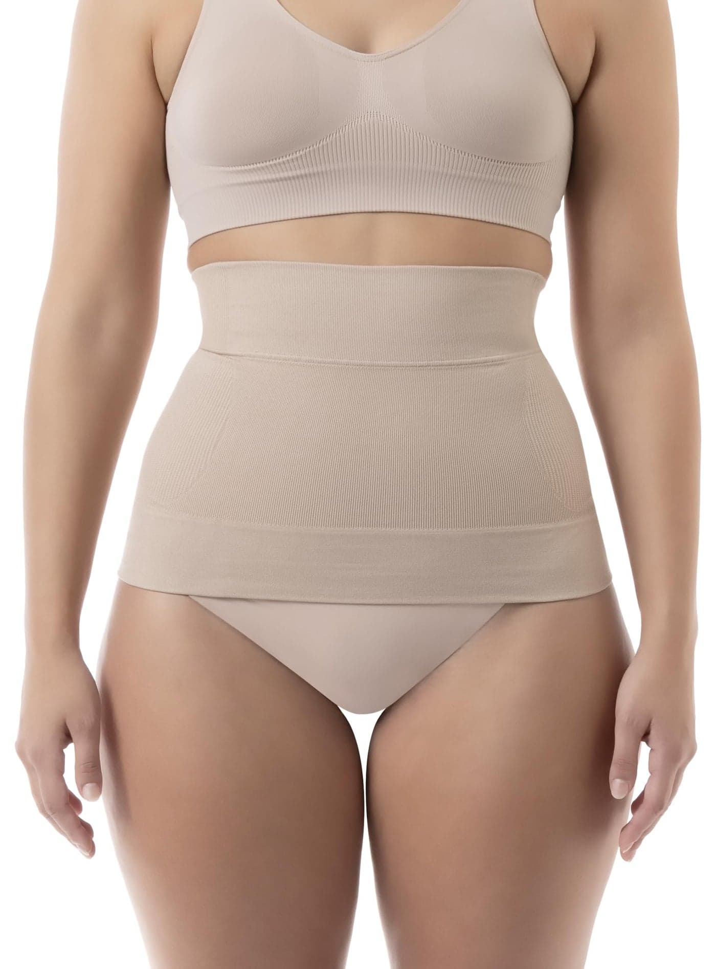 Farmacell 605 (Nude, L) Waist Cincher for Women, Seamless Tummy Control Shapewear, Made in Italy