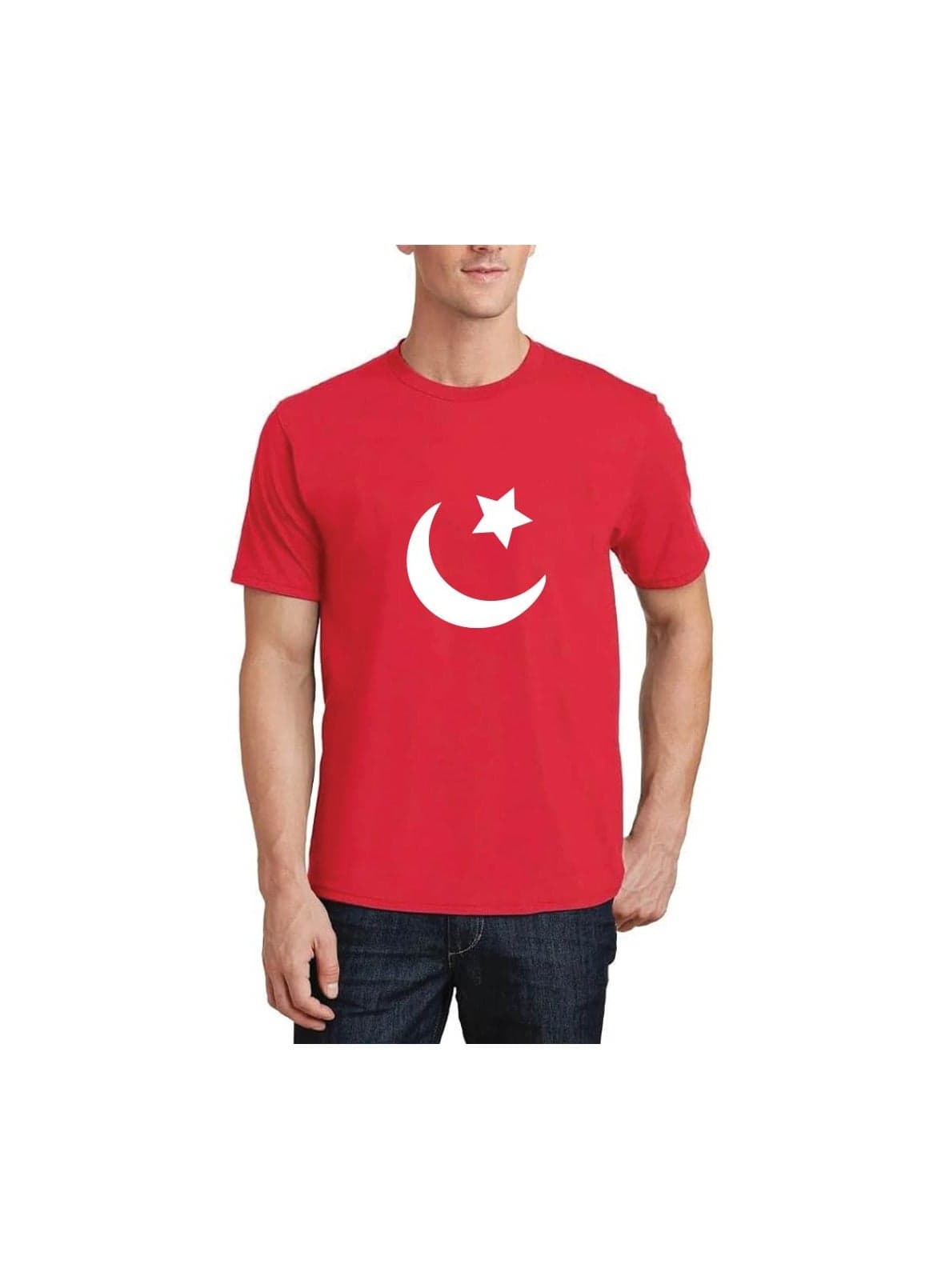 Pakistan Independence Day Adult Men's T-Shirt – Short Sleeve Round Neck Cotton Tshirt - Ideal for Independence Day Celebrations, School Events