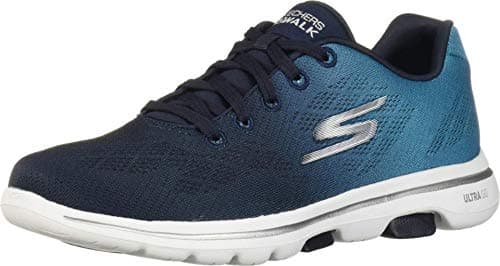 Skechers Women's Go Walk 5 - Alive, Navy/White, 8