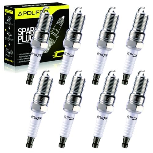 Iridium Spark Plugs 8 Pack 7164 TR55IX Compatible with Ford F-150/Expedition/Explorer/Mustang, Chevrolet C1500/Silverado/Express 1500, Lincoln Town Car, GMC Sierra Cadillac DeVille etc. V8 models