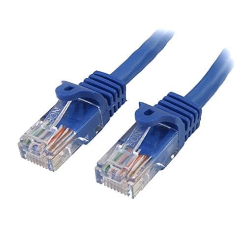 STARTECH.COM 1 FT Blue SNAGLESS CAT5E UTP Patch Cable
