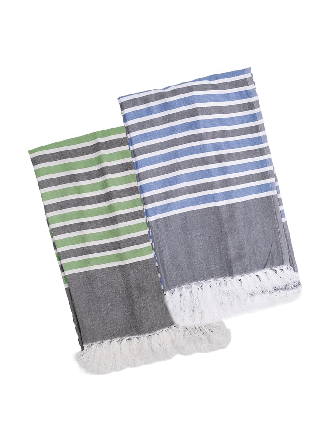 RAMRAJ COTTON 100% Pure Bamboo Towels (Pack of 2) — 0.83 x 1.6 m, 300 TC — Ultra Soft, Quick Dry, Antibacterial
