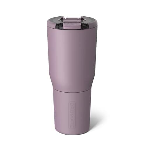 BrMate Nav 35oz 100 Leak Proof Insulated Travel Tumbler with Magnetic BevLock Lid Double Wall CupHolder Friendly Stainless Steel Mug Lilac Dusk
