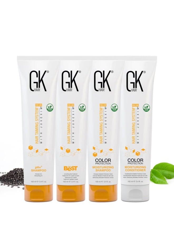 Global Keratin The Best Smoothing Keratin Treatment Kit (3.4 Fl Oz/100ml) Professional Brazilian Complex Blowout Straightening For Silky Smooth & Frizzy Hair