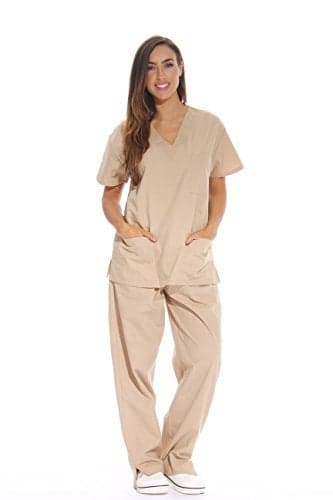 Just Love Women's Khaki Scrub Set - Small,Khaki,Small