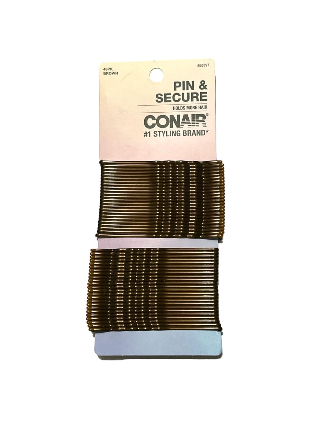 Conair 48 Piece Bobby Pins Extra Long Brown, 4 Oz