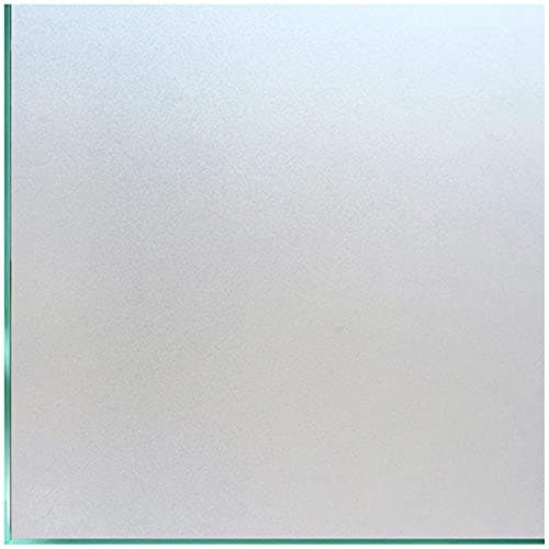 Coavas Window Privacy Film Frosted Glass Static Cling UV Sun Blocking Heat Control Window Tint Day and Night Insulation Home Bathroom Door Decorative Frosting Cover 175 x 1181 Inch Pure