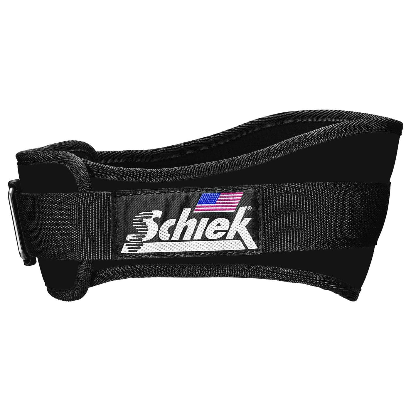 Schiek Sports 2006 Nylon 6 Inches Weight Lifting Belt - Support Belt for Power Lifting - Long lasting One Way Buckle System