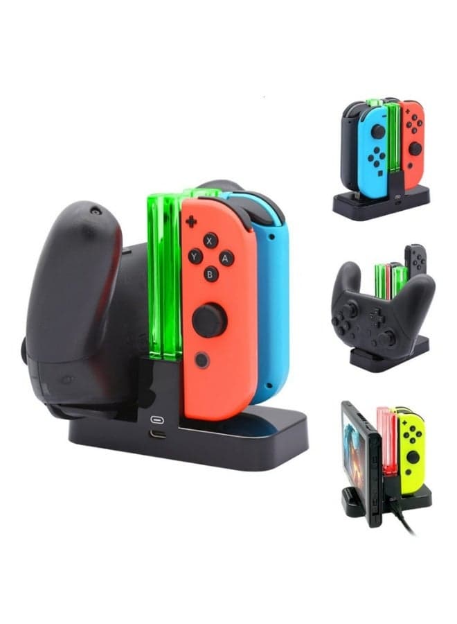 4 in1 Charging Dock For Nintend Switch OLED Joy-con Controller Charger For Nintendo Switch Pro Gamepad Charge Stand NS Switch