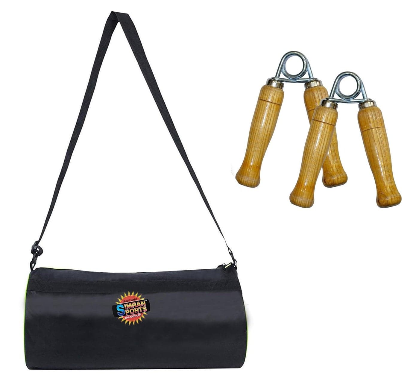 SIMRAN SPORTS Home Gym Accessories Gym Bag with Wooden Hand Grip