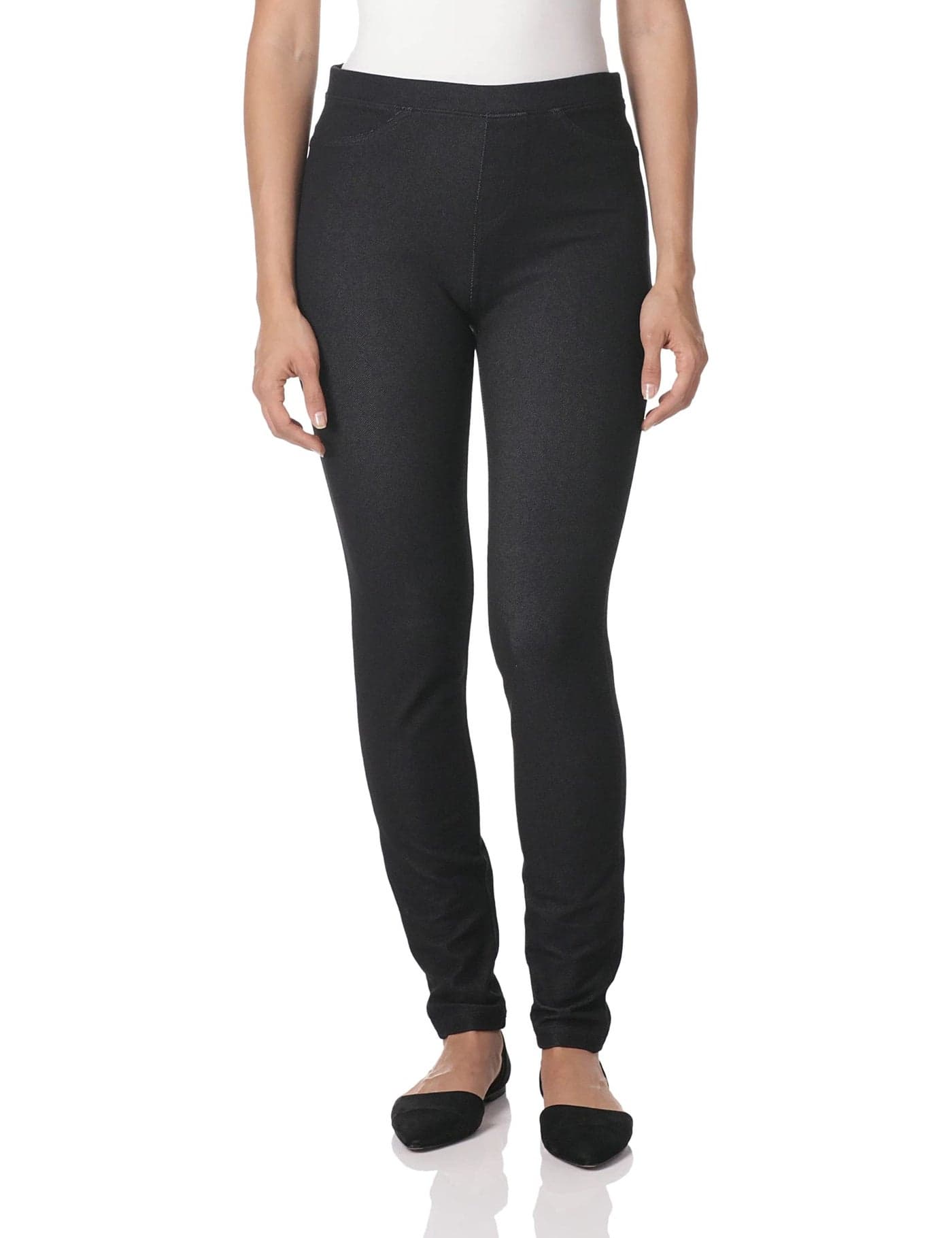 No nonsense Womens Stretch Denim Legging Black XLarge