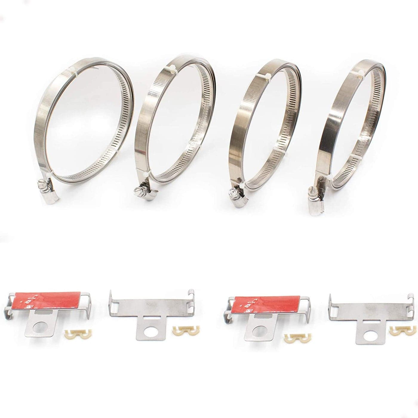 Wheel Accessories Parts TPMS Accessories Strap Kit 4 Straps 4 Clips 4 Keepers