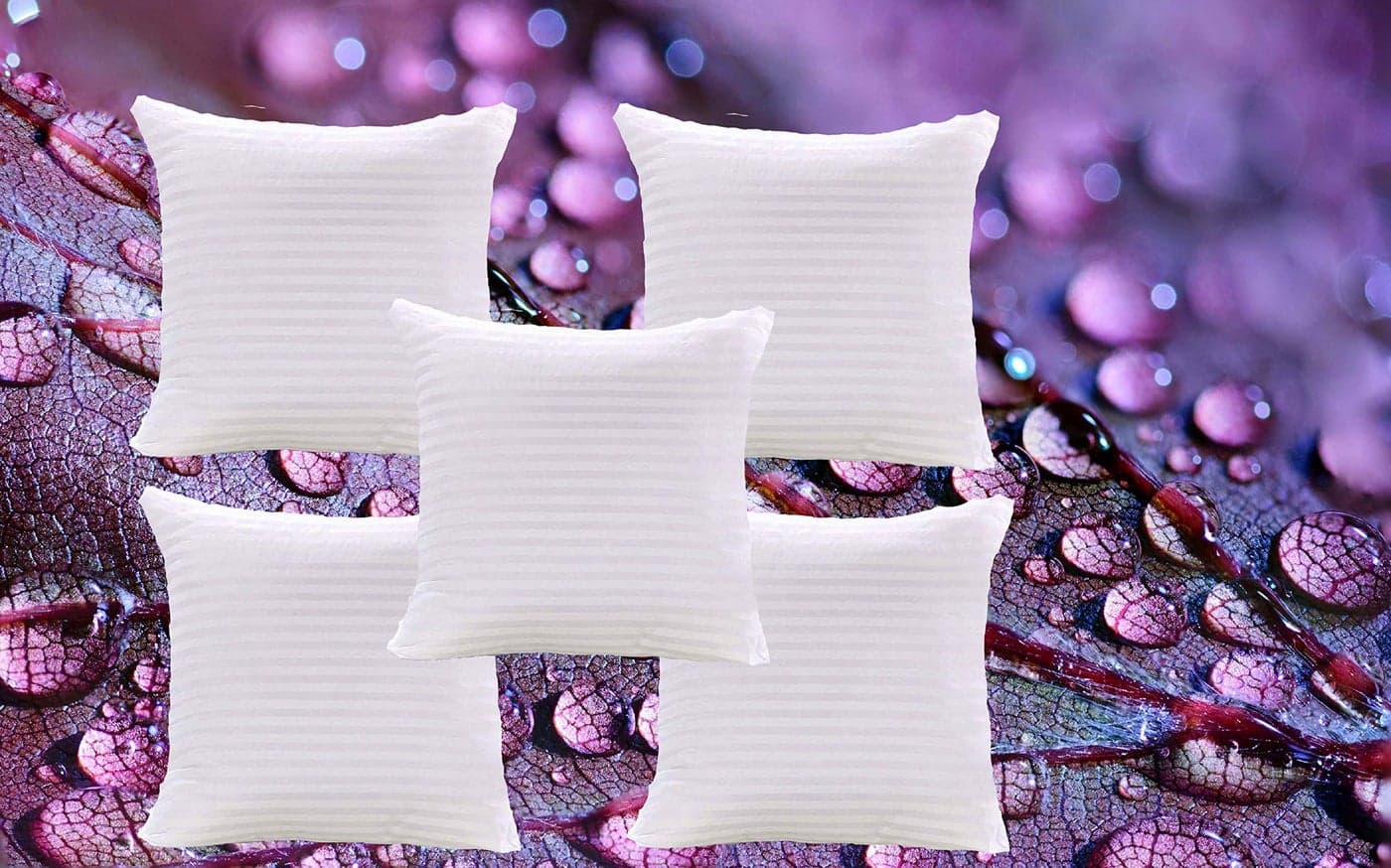 JDX Sofa Cushion Soft Filler, for Living Room (Off White, 18x18 Inches), B09WN82MHY