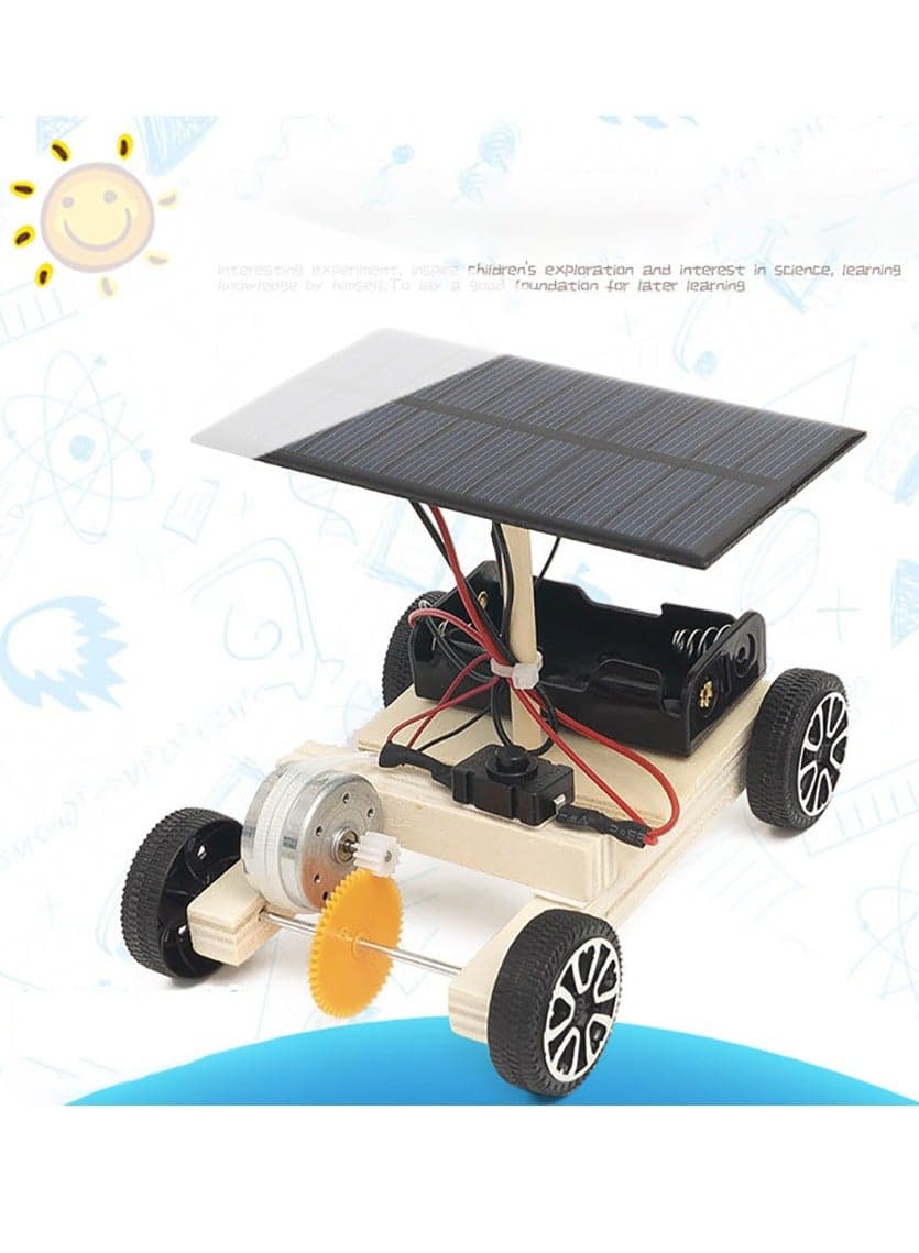 Solar Car Model Kits to Build Science Experiment Kit for Applicable to Youth Age Robotic Stem Project Build Educational DIY STEM Set