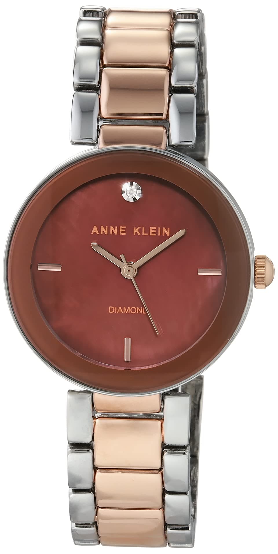Anne Klein Women's Genuine Diamond Dial Bracelet Watch