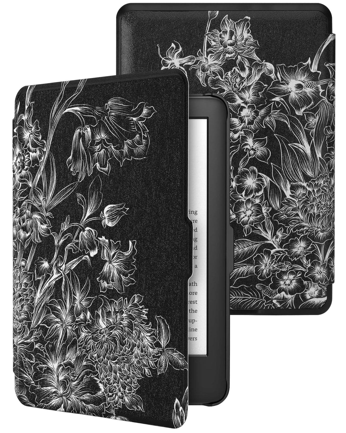 WALNEW Case for 6” Kindle Paperwhite 2012-2017(Model No.EY21 or DP75SDI) - PU Leather Case Smart Protective Cover Only Fits Old Generation Kindle Paperwhite Prior to 2018
