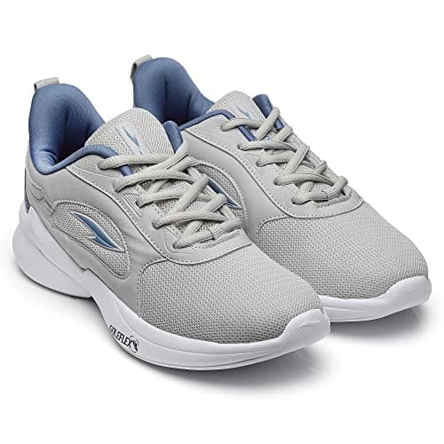 ASIAN Firefly-04 Sports & Casual Shoes Max Cushion with Memory Form Lightweight Eva Sole Extra Jump Sneaker Shoes for Women & Girls Grey,UK 6