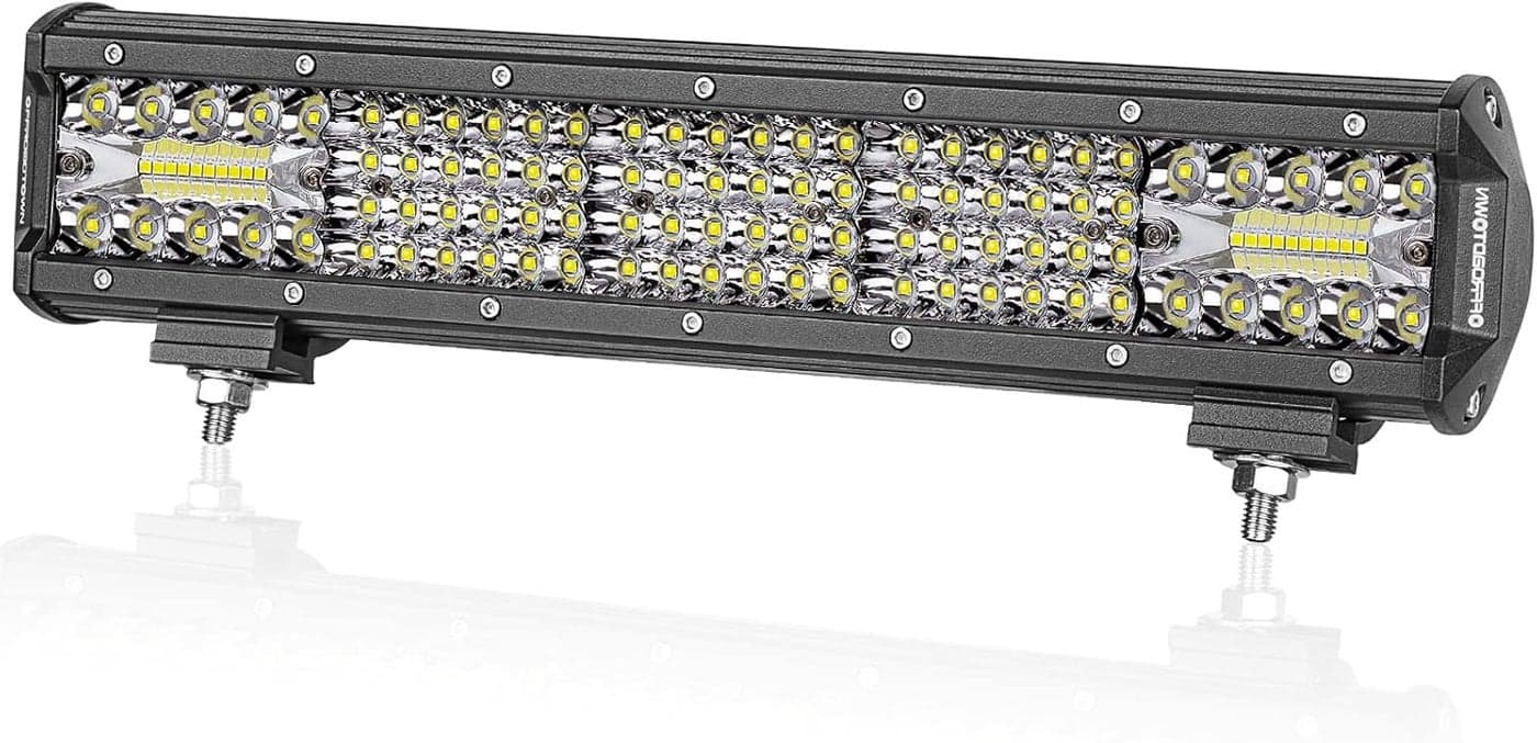 OFFROADTOWN 15 Inch LED Light Bar 224W Quad Row Driving Spot Flood Combo Waterproof