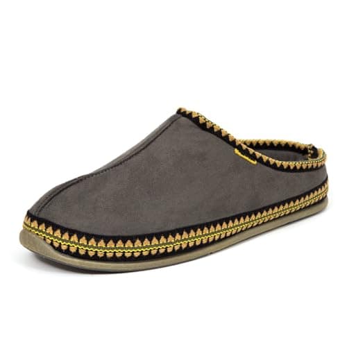Deer Stags Unisex Wherever Microsuede Slipper/Grey/Men's 12 Medium