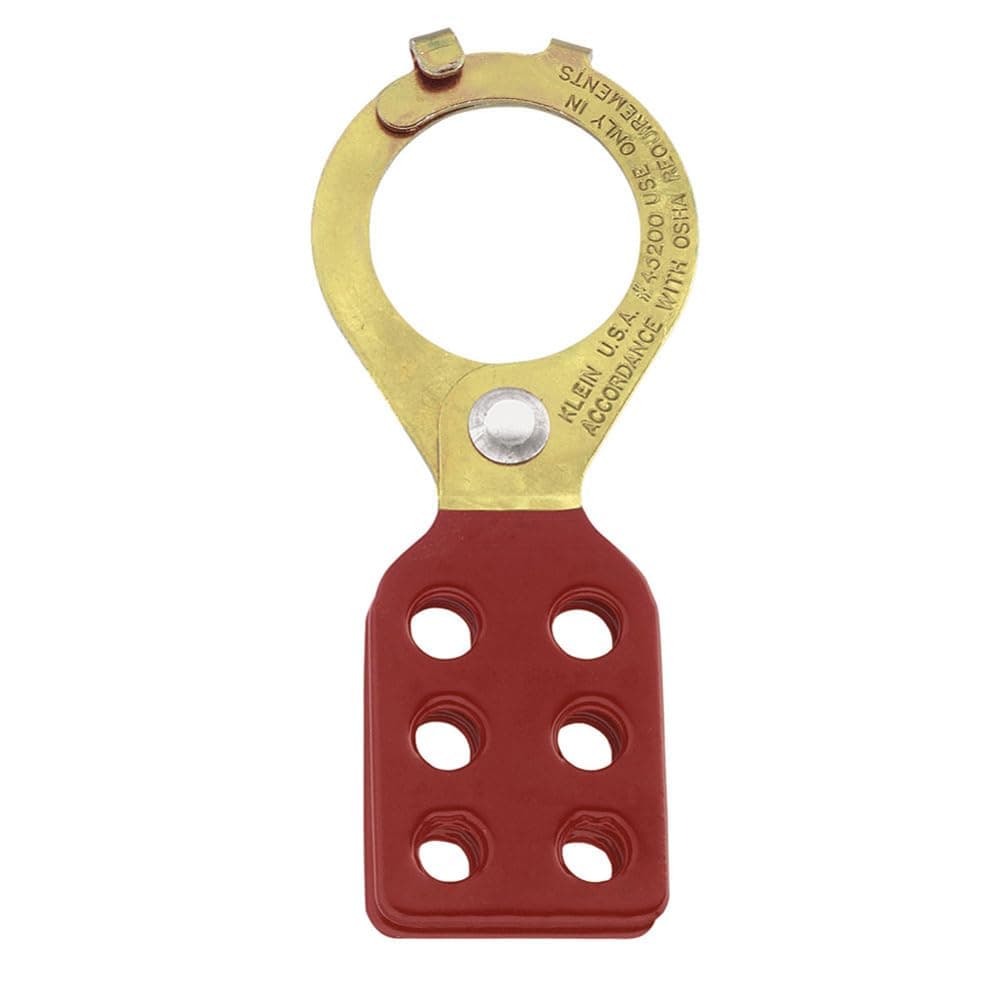Klein Tools 45200 Lockouts with Interlocking Tabs Tempered Steel 1Inch Diameter Hasp