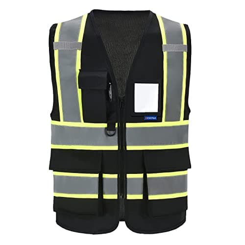 AYKRM 11 colors available black safety vest for men