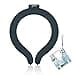 Neck Cooling Tube Reusable Neck Cooler with Insulated Bag for Outdoor and Indoor in Summer Black
