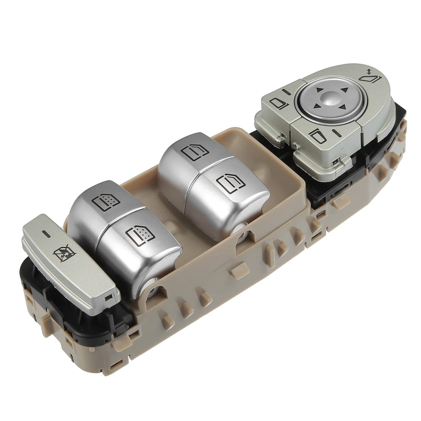 X AUTOHAUX A2229052004 Car Master Power Window Switch Front Driver Side for MercedesBenz W222 V222 X222 S300 S350 S400 S500 S600 S63 for AMG 20132017 Beige