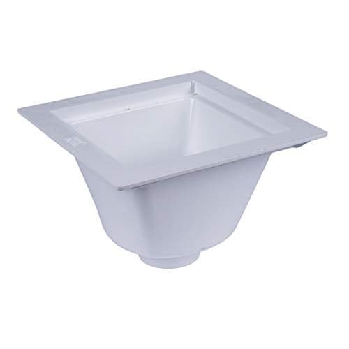 Oatey 42721 FloorMounted Utility Sink with 3 in Socket White Small