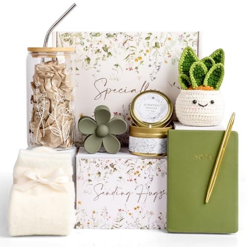 Get Well Care Package for Women - Feel Better Soon Basket, Sympathy and Thinking of You Gifts After Surgery Recovery