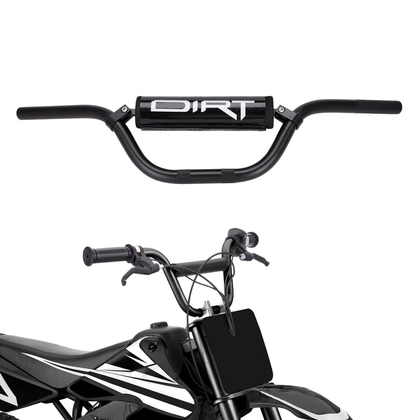 IUVWISN Electric Pit Bike Handlebar 78 22mm Handle Bar Crossbar Pad for Tutti Soleil 01 Ebox 20 30 Ebox Dragster MX650 Eride Pro Mini Rawrr Mini RR17 Mantis ETM RTR