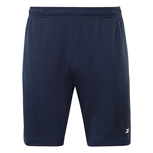 Reebok Men's Standard Training Knit Shorts, Vector Navy, S