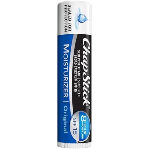 ChapStick Moisturizer 2in1 Lipcare SPF 15 Original Sunscreen Lip Balm with Aloe Vera and Vitamin E 015 Oz Ea