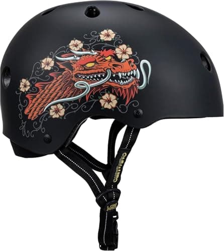 ProTec Low PRO Triple Certified Helmet Ideal for Skateboarding Bicycling BMX and Roller Skating