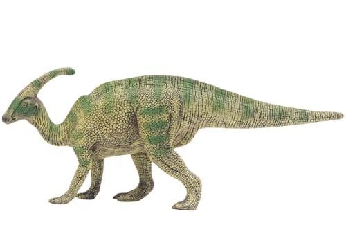 GeminiGenius Parasaurolophus Dinosaur Toy for Kids Parasaurolophus Dino Action Figure Toy 75 Inches Length Dino Gift for 312 Years Old Kids Green