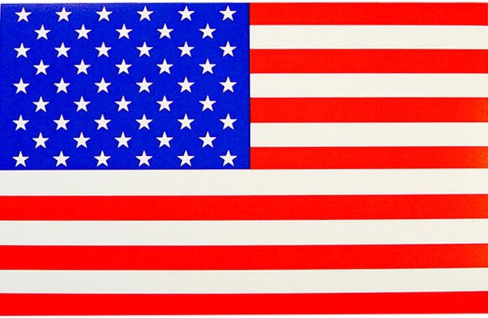 American Flag Sticker 8X12