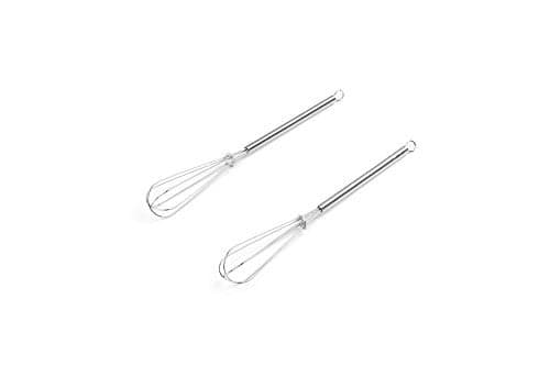 Fox Run Chrome Mini Whisk, 7.25 x 1.25 x 1.25 inches, Metallic