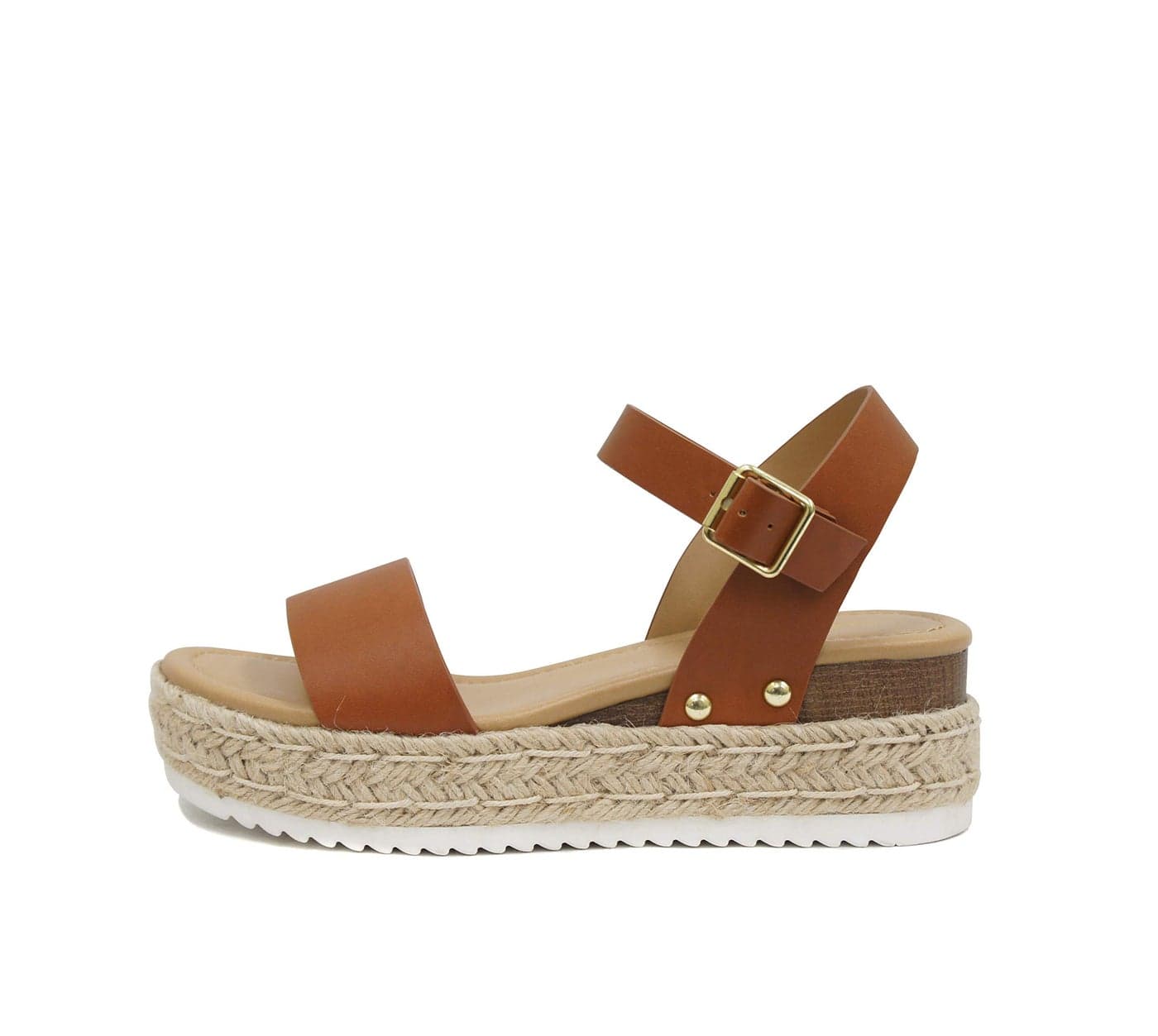 Soda Clip Topshoe Avenue Women's Open Toe Ankle Strap Espadrille Sandal (10, Tan)