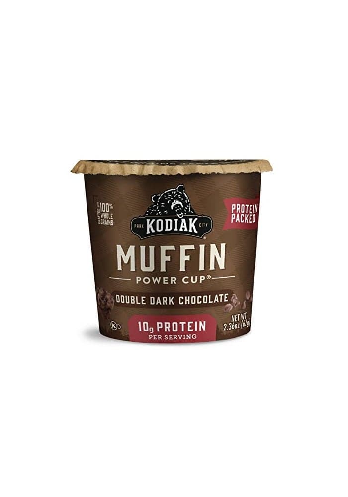 Kodiak Cakes Minute Muffins Double Dark Chocolate 236 Ounce Pack of 12 Packaging May Vary