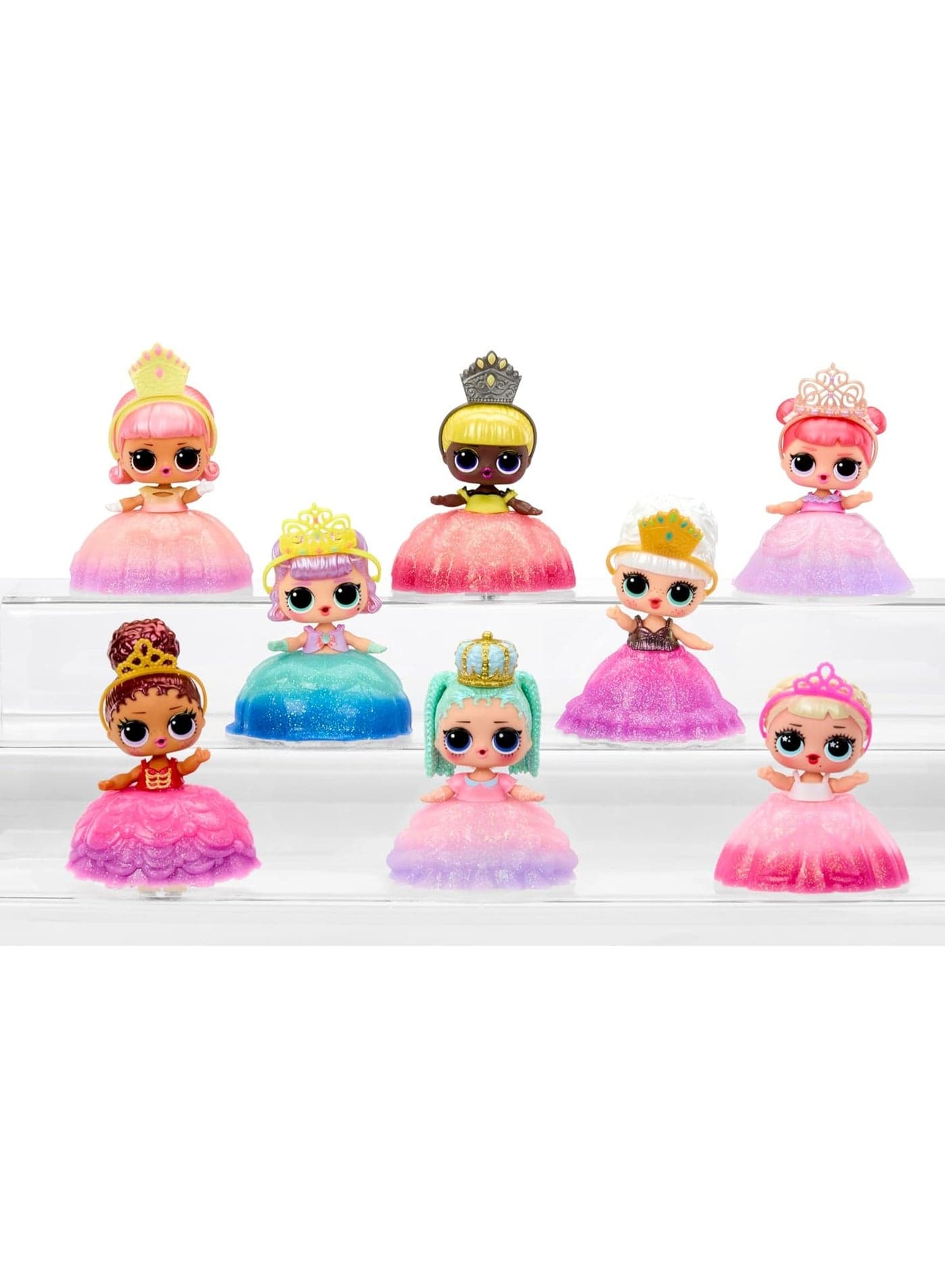 LOL Surprise Princess Tots Dolls with DIY Gel Dress Creation Kit, Color Change Feature, Accessories, Dress Mold Craft Set, Collectible Unboxing Toy Gift for Kids Girls Creative Play