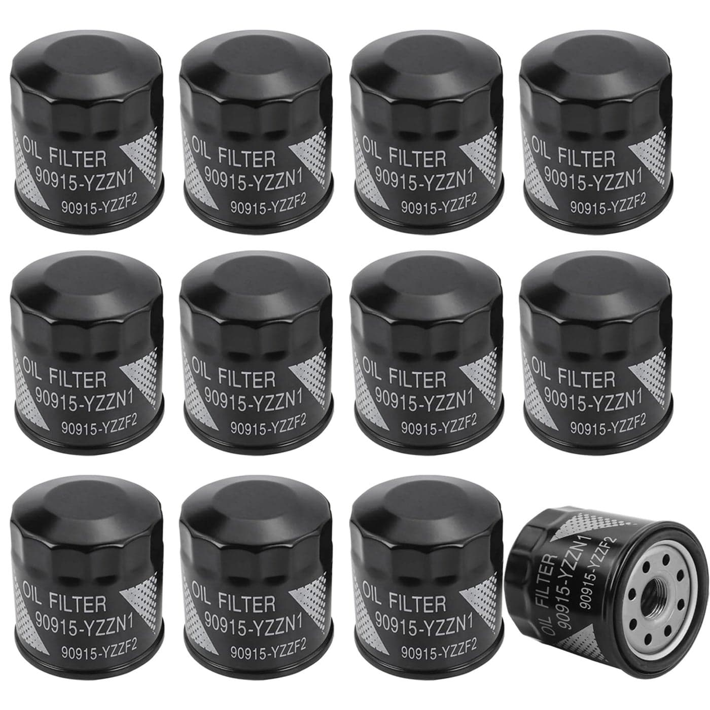 Kefly 90915YZZF2 Engine Oil Filters 90915YZZN1 Fits for Toyota RAV4 Camry Corolla Prius Highlander Avalon Lexus Replaces 9091510009 90915YZZE1 12Pack