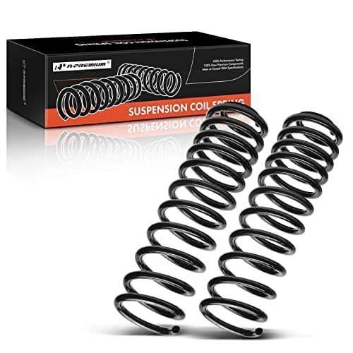 A-Premium 2Pcs Front Suspension Coil Spring Set Compatible with Jeep Grand Cherokee 1993-1998, Cherokee 1984-1996, Comanche 1986-1992, Wagoneer 1984-1987, Variable Rate, Driver and Passenger Side